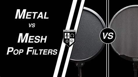 pop filter metal vs fabric|foam pop filter reviews.